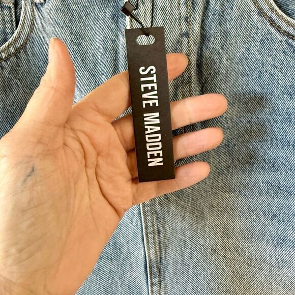 Steve Madden Avani Denim Skirt. NWT - Y2K Vibes size 10. - Picture 8 of 9